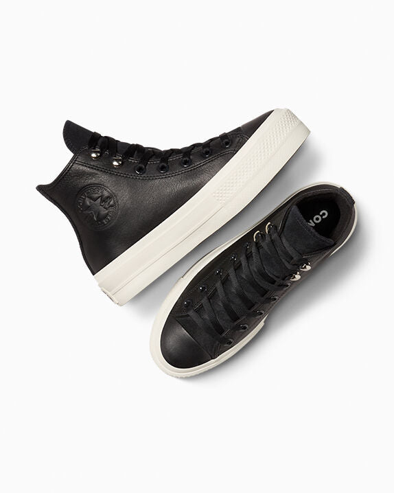 Chuck Taylor All Star Lift Platform Water Repellent Leather High Top