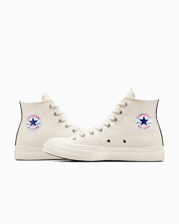 Converse X Comme des Garçons PLAY Chuck 70 OG Single Heart High Top