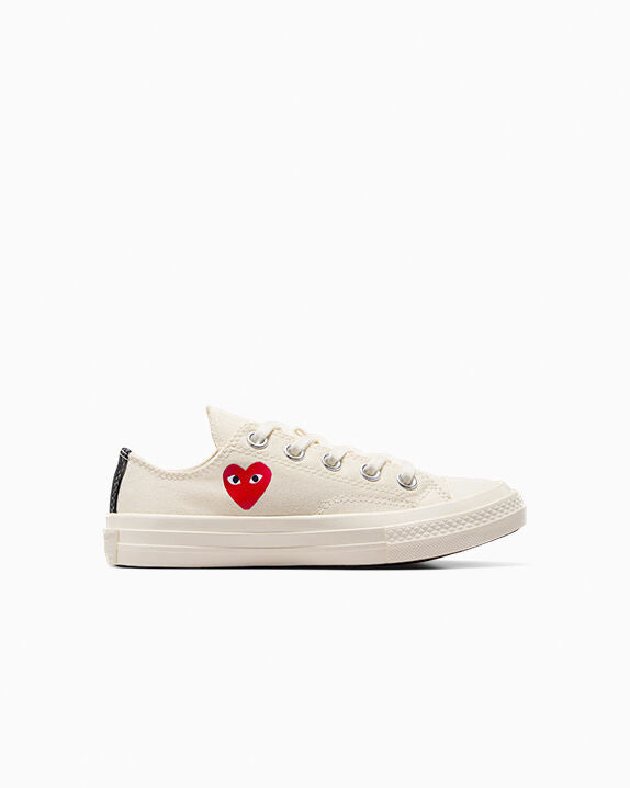 Converse X Comme des Garçons PLAY Chuck 70 OG Single Heart Low Top