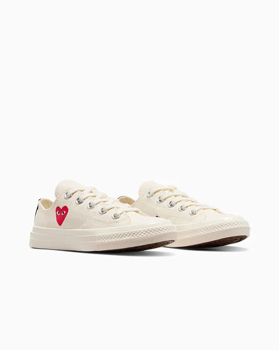Converse X Comme des Garçons PLAY Chuck 70 OG Single Heart Low Top