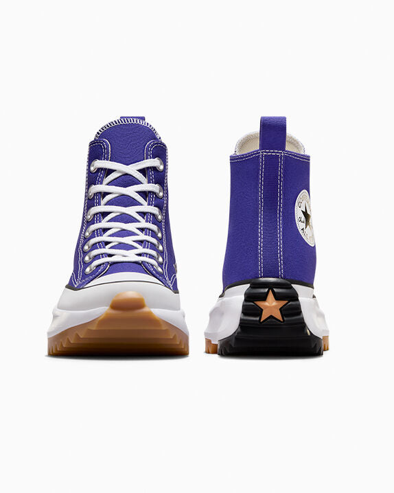 Run Star Hike High Top Black/White/Gum