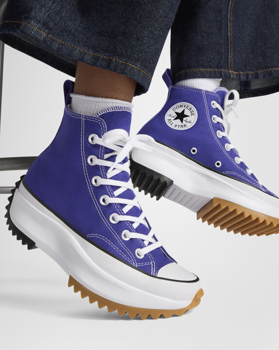 Run Star Hike High Top Black/White/Gum