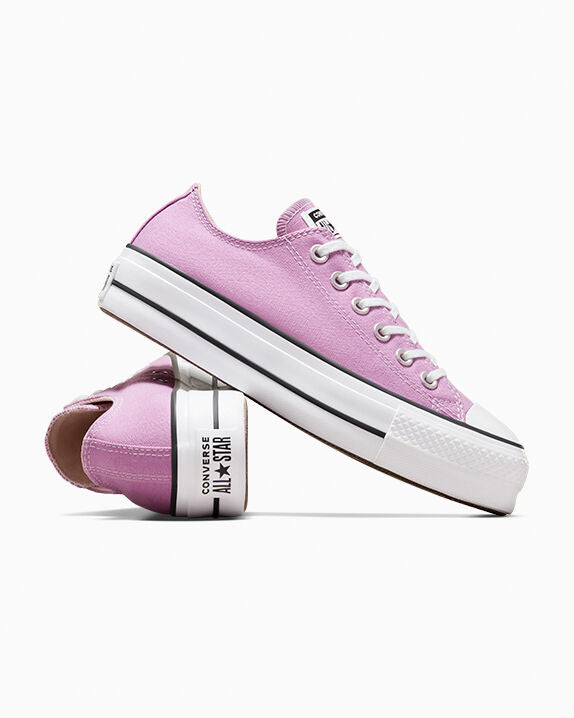 Chuck Taylor All Star Lift Platform Low Top Seasonal Grey Area/White/Black
