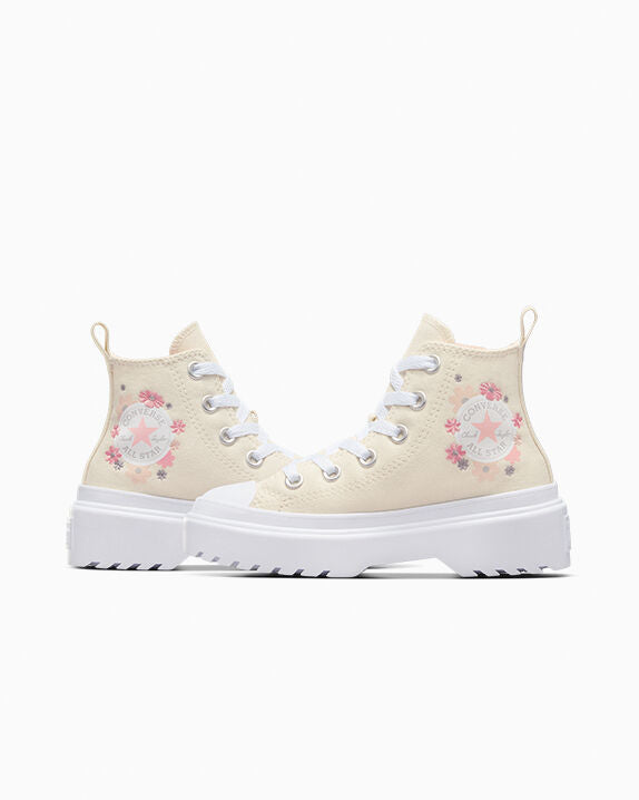 Chuck Taylor All Star Lugged Lift Platform Flowers Easy On High Top
