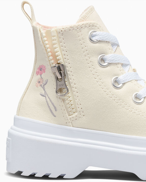 Chuck Taylor All Star Lugged Lift Platform Flowers Easy On High Top