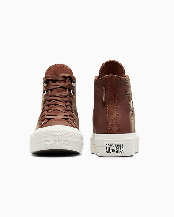 Chuck Taylor All Star Lift Platform Water Repellent Leather High Top
