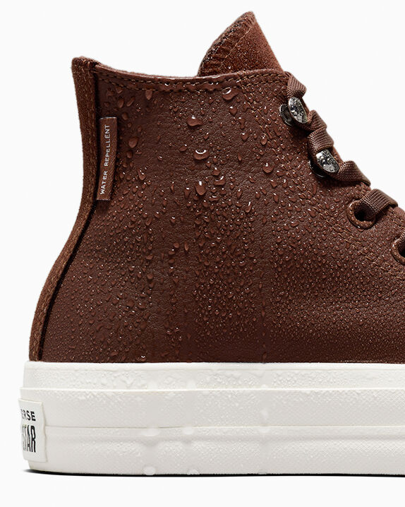 Chuck Taylor All Star Lift Platform Water Repellent Leather High Top