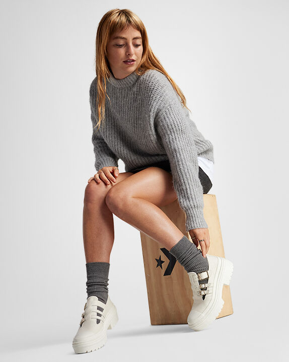 Chuck Taylor All Star Lugged Heel Mary Jane Platform Low Top
