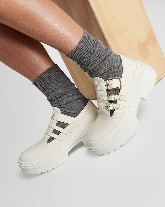 Chuck Taylor All Star Lugged Heel Mary Jane Platform Low Top