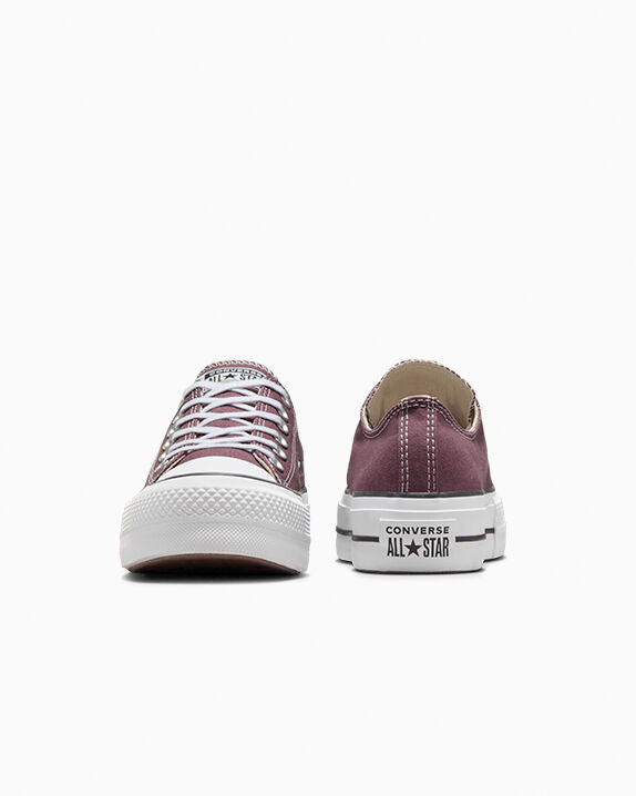 Chuck Taylor All Star Lift Platform Low Top Seasonal Grey Area/White/Black