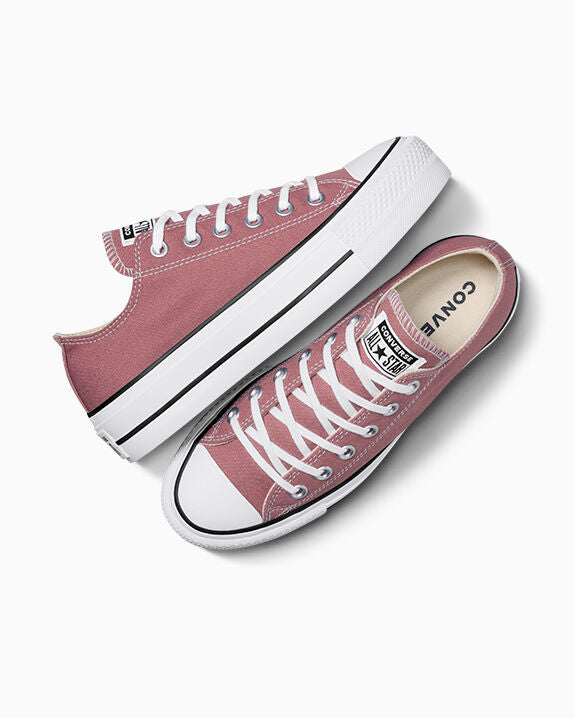 Chuck Taylor All Star Lift Platform Low Top Seasonal Grey Area/White/Black