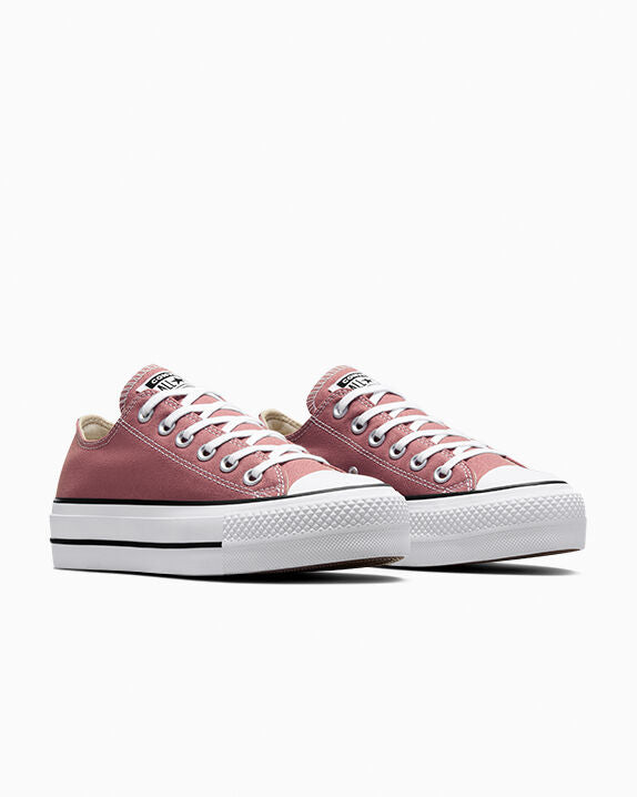 Chuck Taylor All Star Lift Platform Low Top Seasonal Grey Area/White/Black