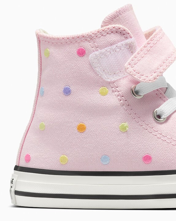 Chuck Taylor All Star Embroidered Polka Dots Easy On High Top