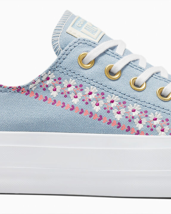 Chuck Taylor All Star Lift Platform Free Spirit Florals Low Top