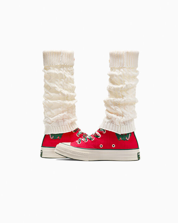 Chuck 70 X-Mas Gingerbread & Knit Sock High Top