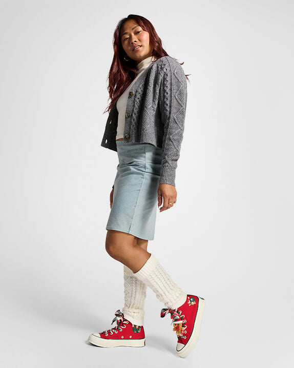 Chuck 70 X-Mas Gingerbread & Knit Sock High Top