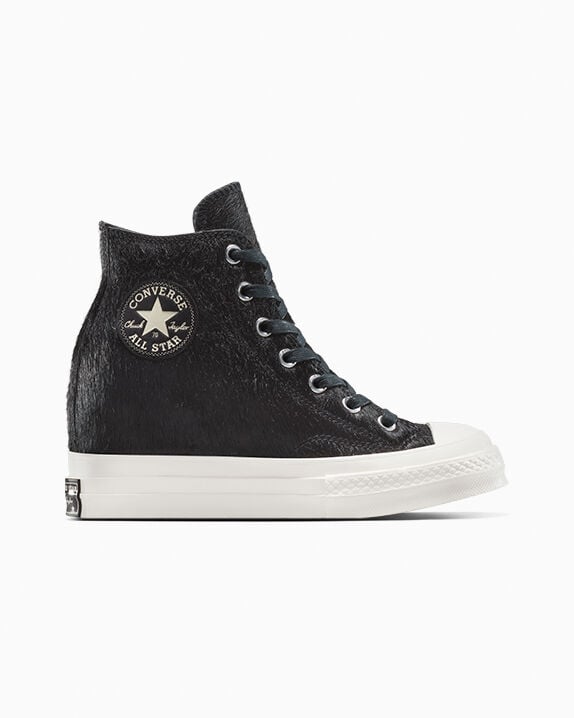 Chuck 70 Wedge Platform Luxe Pony Hair High Top