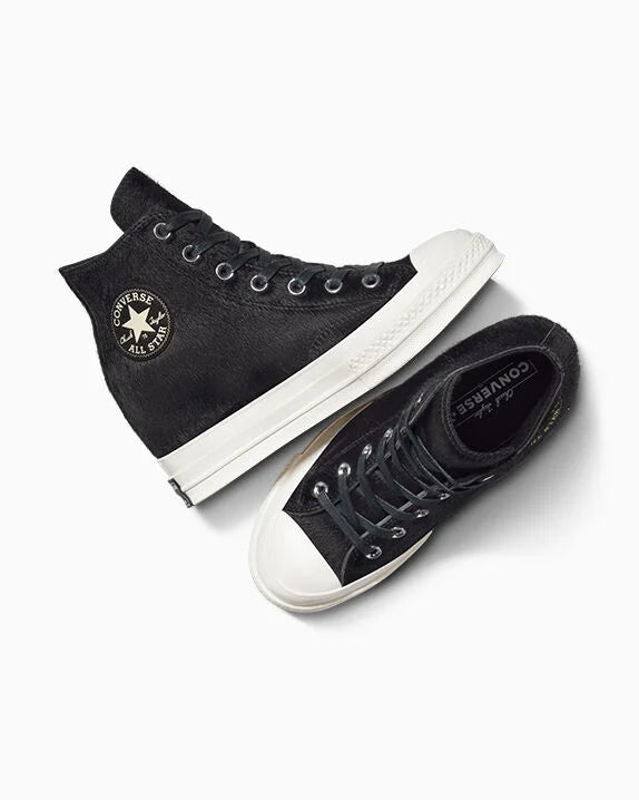 Chuck 70 Wedge Platform Luxe Pony Hair High Top
