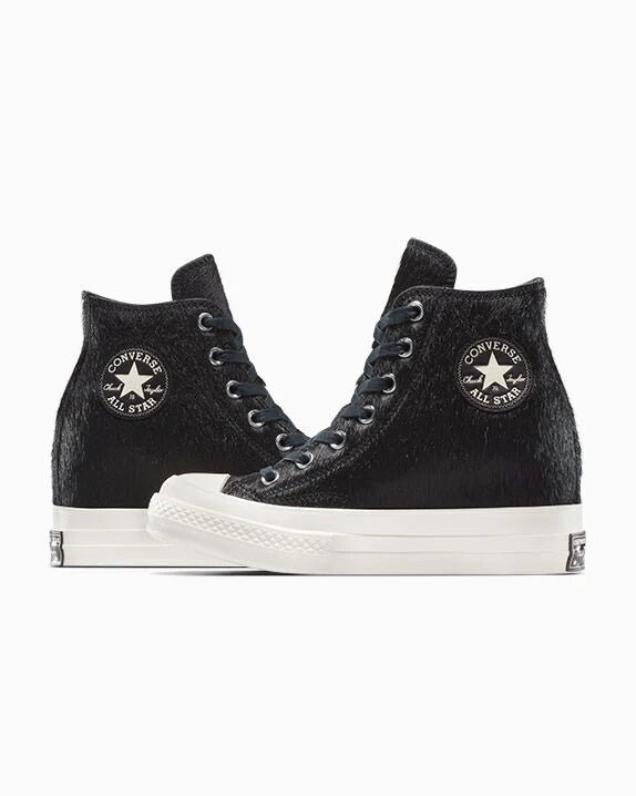 Chuck 70 Wedge Platform Luxe Pony Hair High Top