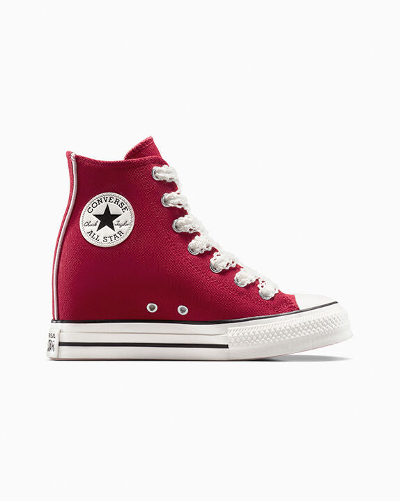 Chuck Taylor All Star Wedge Platform Crochet Laces High Top