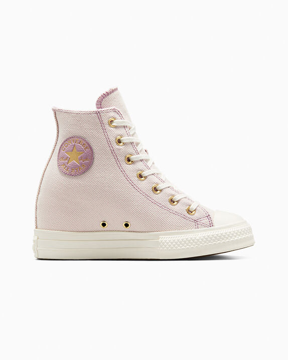 Chuck Taylor All Star Wedge Platform Gold High Top