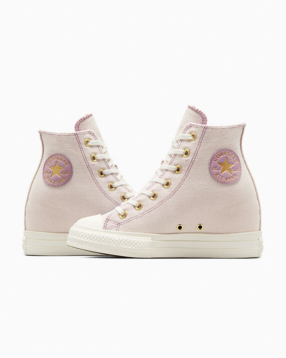 Chuck Taylor All Star Wedge Platform Gold High Top