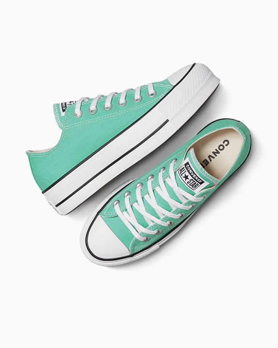 Chuck Taylor All Star Lift Platform Low Top Seasonal Light Saddle/Natural Ivory