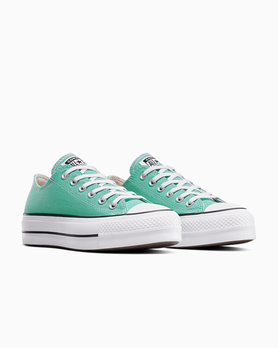 Chuck Taylor All Star Lift Platform Low Top Seasonal Light Saddle/Natural Ivory