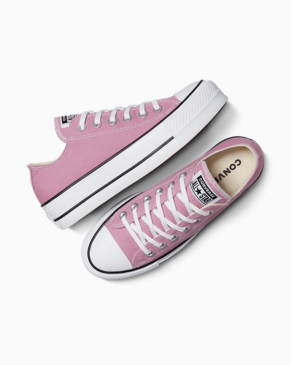 Chuck Taylor All Star Lift Platform Low Top Seasonal Light Saddle/Natural Ivory