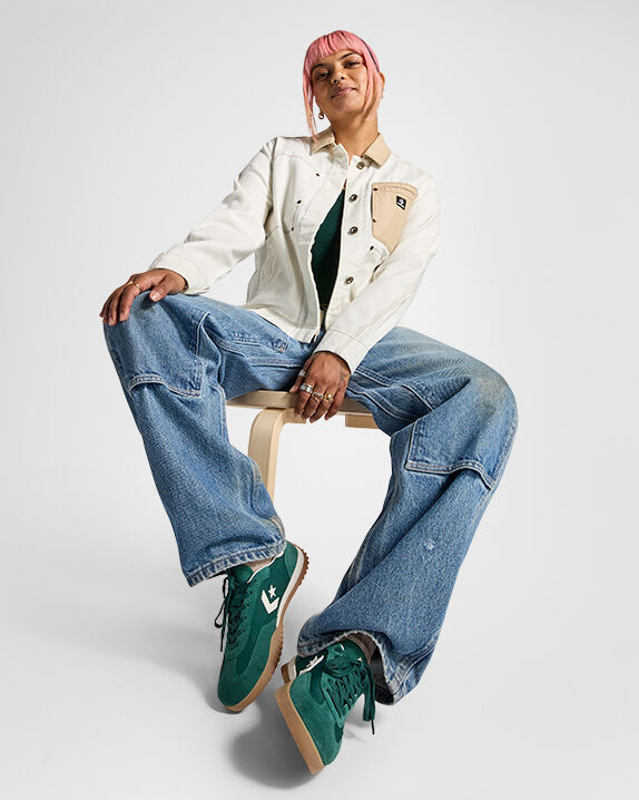 Run Star Trainer Low Top Green Envy/Egret/White