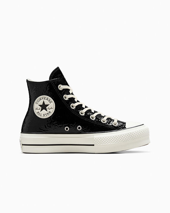 Chuck Taylor All Star Lift Platform Crinkled Leather High Top