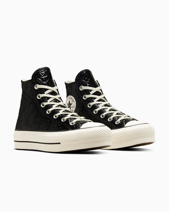 Chuck Taylor All Star Lift Platform Crinkled Leather High Top