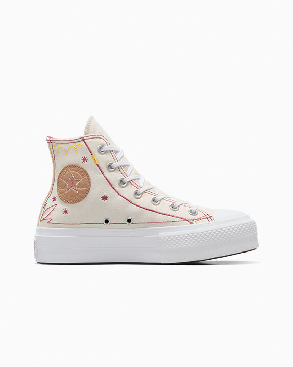 Chuck Taylor All Star Lift Platform Western Stitch High Top
