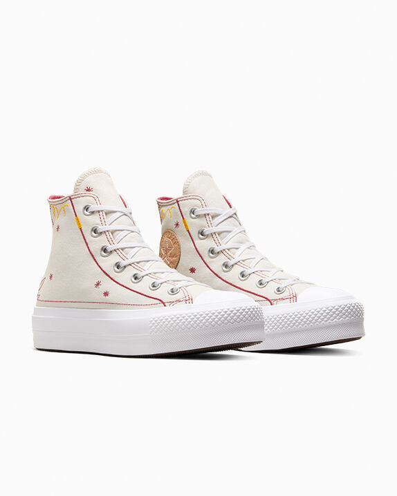 Chuck Taylor All Star Lift Platform Western Stitch High Top