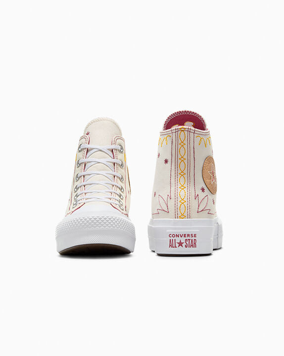 Chuck Taylor All Star Lift Platform Western Stitch High Top