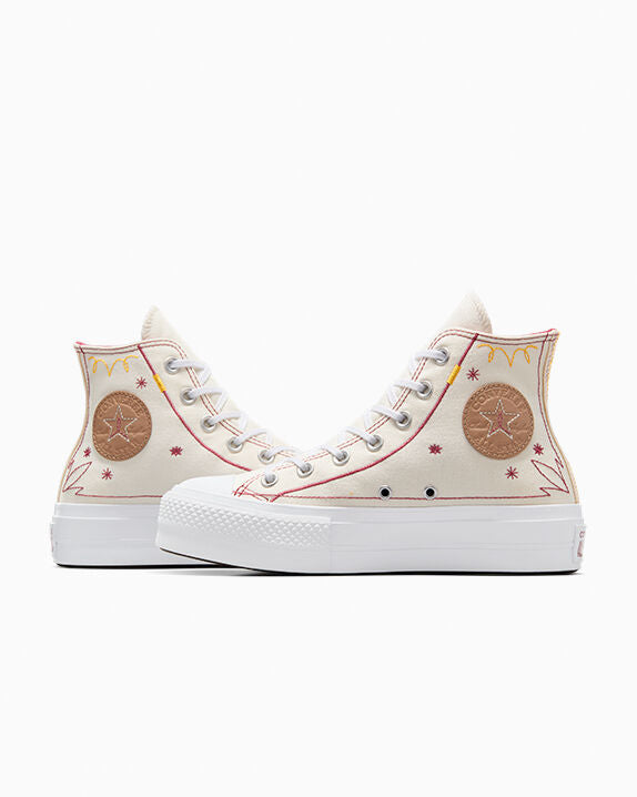 Chuck Taylor All Star Lift Platform Western Stitch High Top