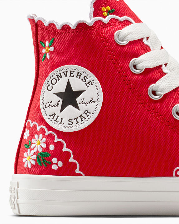 Chuck Taylor All Star Embroidered Flowers High Top
