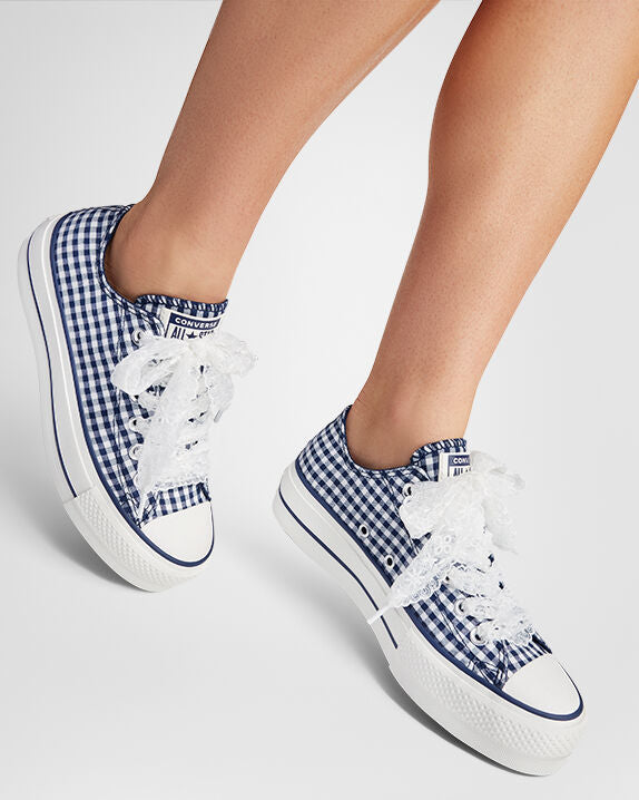 Chuck Taylor All Star Lift Platform Gingham Low Top