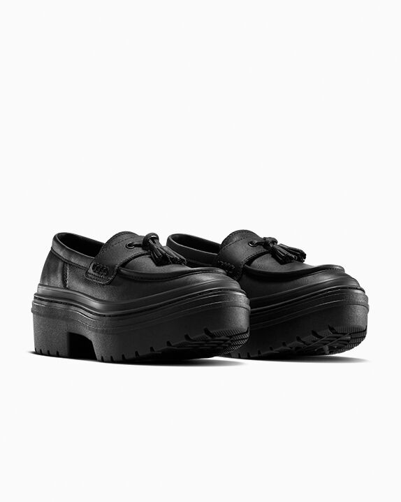 Chuck Taylor All Star Lugged Heel Loafer Platform Leather Low Top