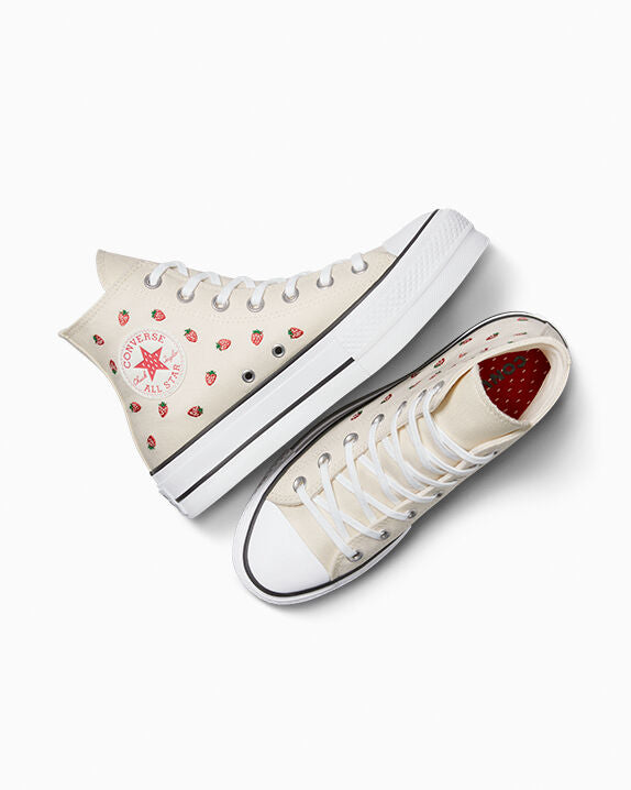 Chuck Taylor All Star Lift Platform Strawberries High Top