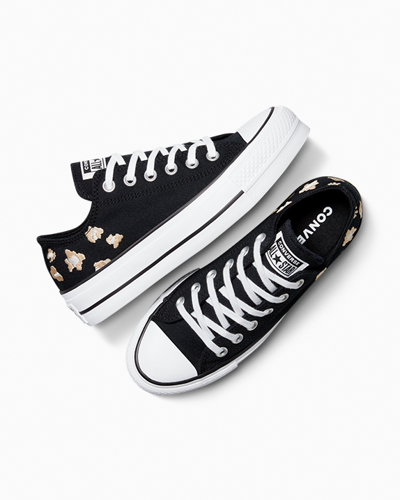 Chuck Taylor All Star Lift Platform Leopard Print Low Top
