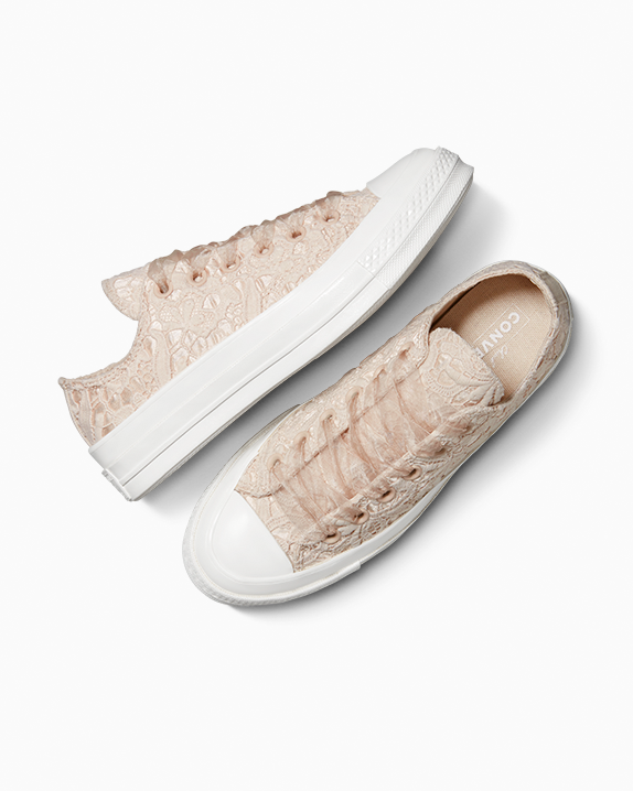 Chuck 70 Crocheted Satin Low Top