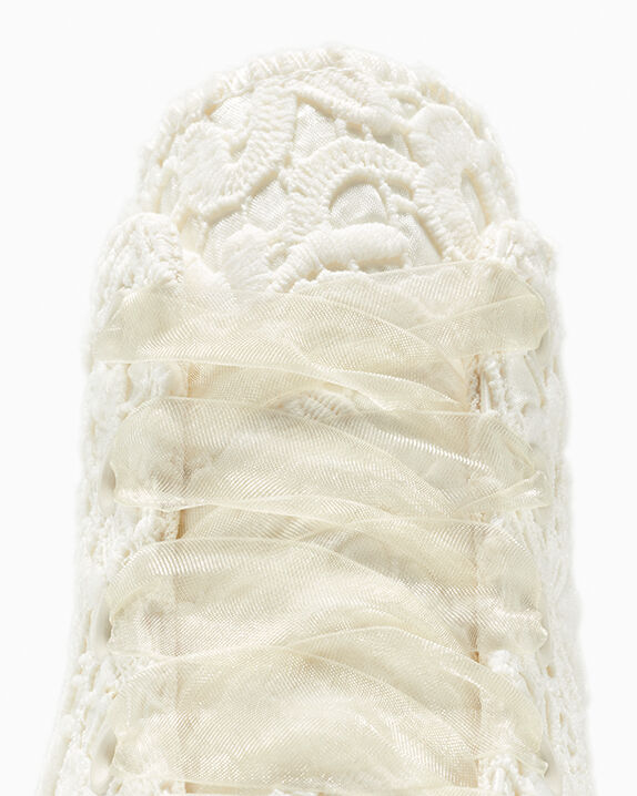 Chuck 70 Wedge Platform Crocheted Satin High Top