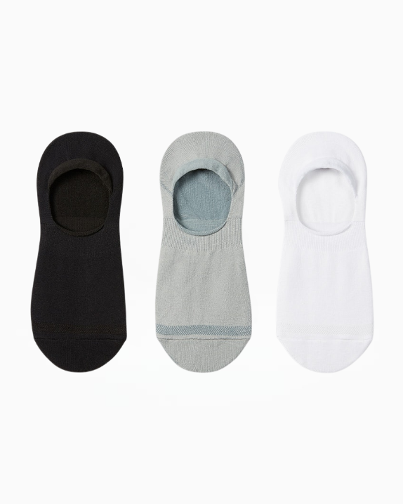 Men's Microfiber Nylon Ultra-low Liner 3-Pack Socks
