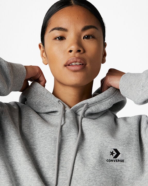 Converse Go-To Embroidered Star Chevron Standard Fit Hoodie