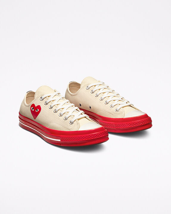 Converse x Comme des Garçons PLAY Chuck 70 Low Top