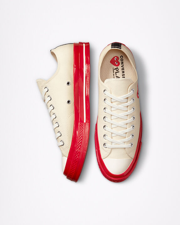 Converse x Comme des Garçons PLAY Chuck 70 Low Top