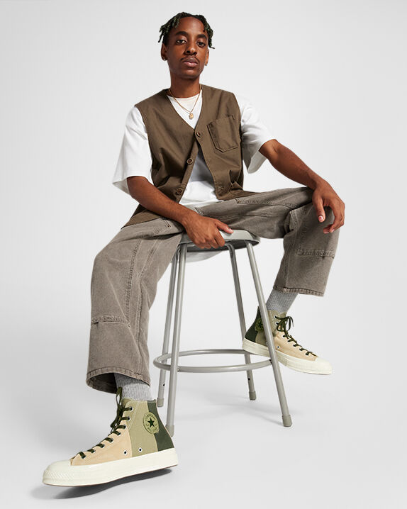 Chuck 70 Patchwork Suede High Top