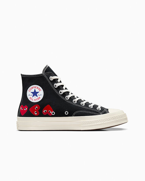 Converse x Comme des Garçons PLAY Chuck 70 Multi Heart High Top
