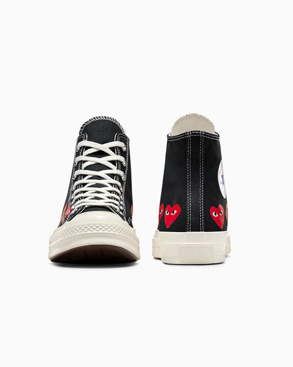 Converse x Comme des Garçons PLAY Chuck 70 Multi Heart High Top